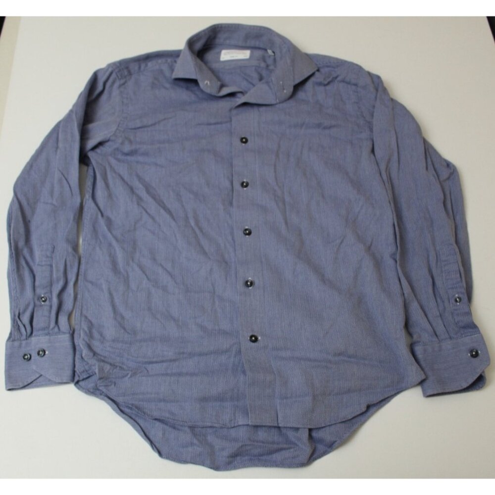 Lorenzo Uomo Men's Button Down Dress Shirt Size 15.5 32/33